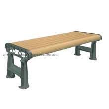 Waterproof UV Protected Street WPC Chair Wood Plastic Church Composite Bench WPC Garden Bench